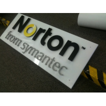 3D Customized Acryl Plaque Büro Logo (ID-07)